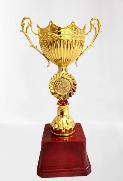 Gold Cup Award Trophy for Winners,Award Ceremony and Appreciation Gift (12.5 Inch)-picture-33