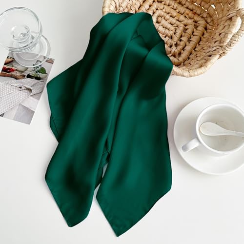 Satin Scarf 27.5 inch Square Scarf Neck Hair Handkerchief Bandanas Headscarfs for Women Men Costume Accessory3