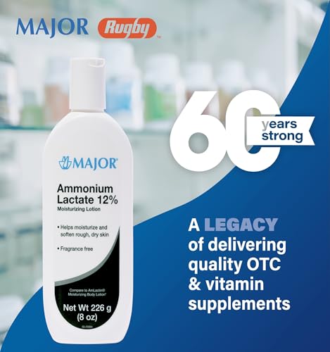 Major 309045984260 Ammonium Lactate 12% Moisturizing Lotion - Lactic Acid Lotion - Helps Hydrate, Soften, And Exfoliate Rough, Dry Skin - Daily Body Lotion thumb #1