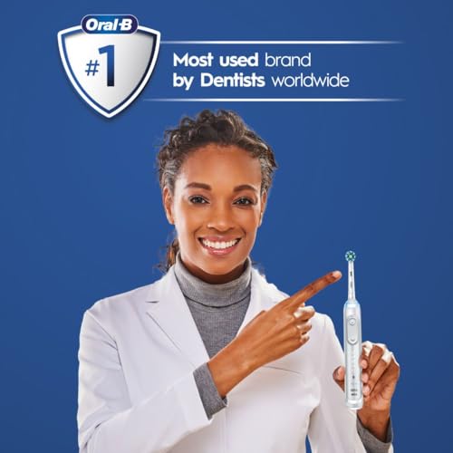 Image of Oral-B Genius X Limited Rechargeable Electric Toothbrush with 1 Replacement Brush Head, Travel Case, White