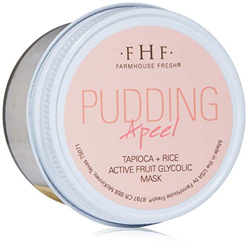 FarmHouse Fresh Pudding Apeel Tapioca Rice Active Fruit Glycolic Mask, 3.2 Fl Oz