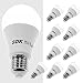 Produktbild SAVONGA® 10x E27 7W A60 LED Lampe Glühbirne Leuchtmittel Beleuchtung Licht Light Bulb, 560 Lumen 3000K warmweiß, ersetzt 50W Glühlampe, Bauform Birne