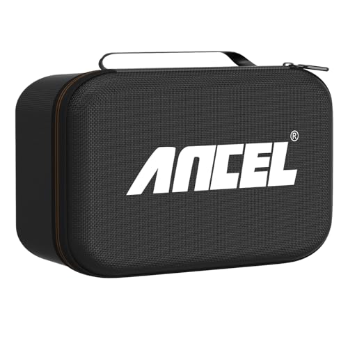 Image of ANCEL Waterproof Storage Case Bag for HD100 Heavy Duty Truck Scanner and Other Testers - Durable Zipper Carry Box (8.66'' x 6.22'' x 3.15'')