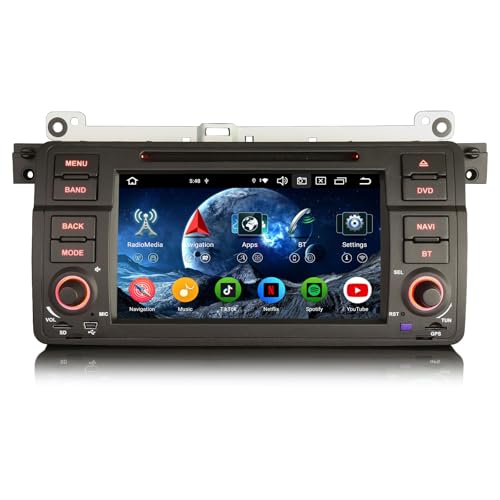 Erisin 7-Inch Android 14 Radio Coche