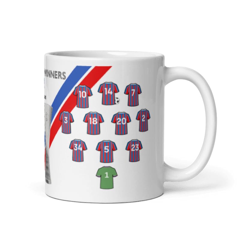 Crysta l Palace Conference League Winners 202 Winner Mug Cup, Team info Design J. Mateta Final Ray o Valecano