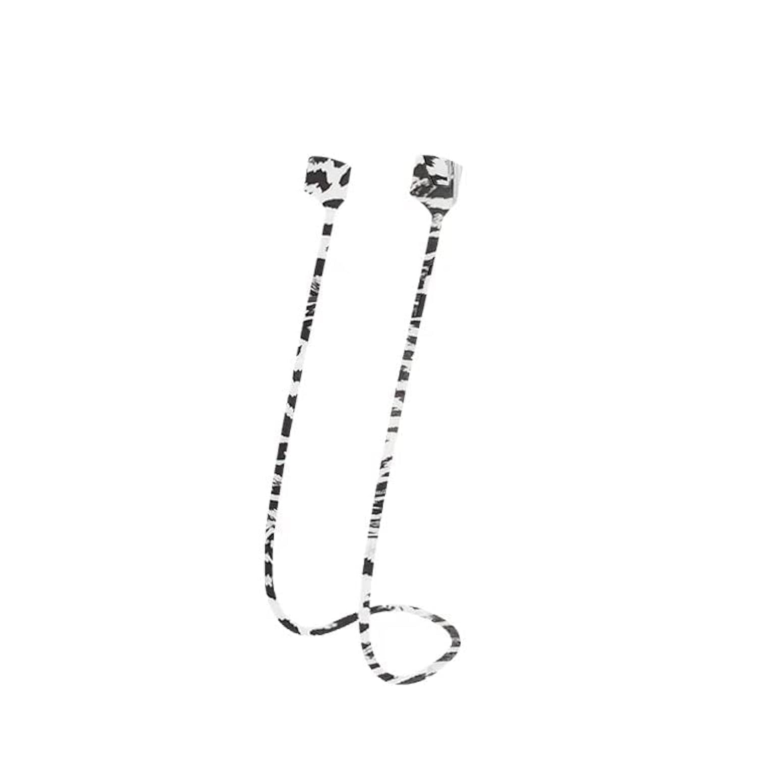 Compatible for Magnetic Anti-Lost Strap AirPods 1 2 3 Pro Accessory - Colorful Soft Sport String Tether Lanyard, Running Silicone Wire Cable Connector, Silica Gel Neck Rope Cord-image-15