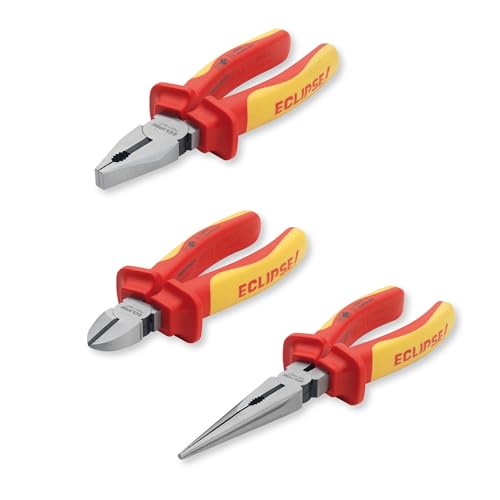 Pinzas aisladas hasta 1000 V de Eclipse Professional Tools con tres tipos de corte 2