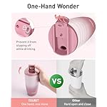 TOURIT 16 oz Travel Coffee Mug, Insulated Stainless Steel Travel Mug with Lid, Leak-Proof Double-Wall Vacuum Tumbler, Reusable Coffee Cup - Khaki - Image 4