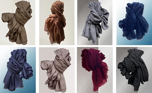 Long Casual Comfy Scarf for Chemo, Hair Loss, Alopecia Gentle Scarf for Sensitive Skin 72 x 38 inch3