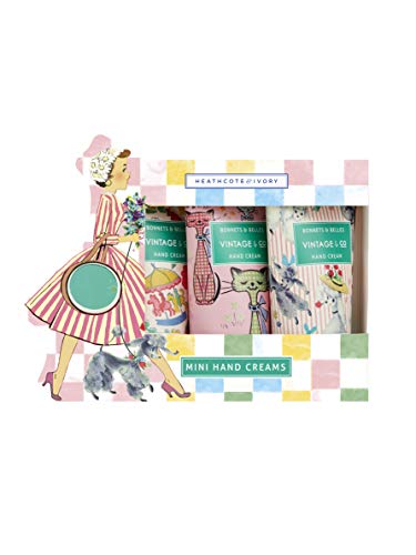 Heathcote & Ivory Vintage & Co Bonnets & Belles Mini Hand Creams Set