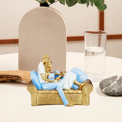 Amazon Basics Modern Minimal Love Couple Depiction Figurine for H...