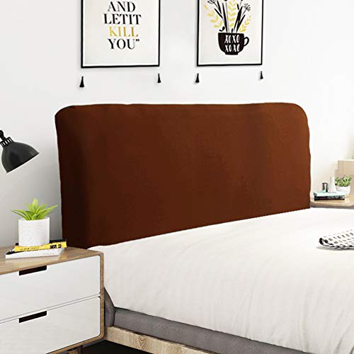 Cabecero De Cama Funda Que Se Puede Quitar Protector Poliéster Tramo Color Sólido Cubierta A Prueba De Polvo para Dormitorio Junto A La Cama...