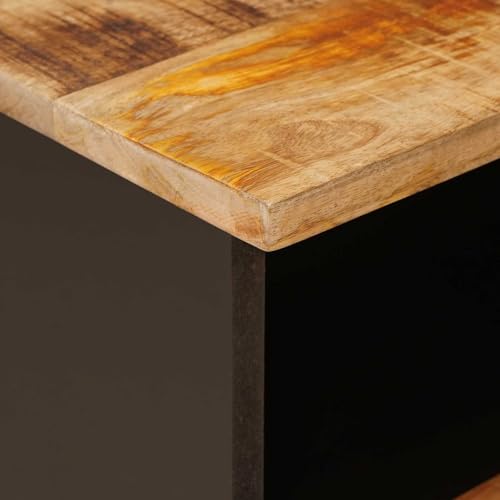 Table de chevet manguier massif pour petits espaces de nuit - 8