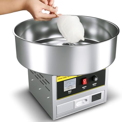 Máquina portátil de algodón para azúcar, calefacción eficiente de 1200 W, ideal para fiestas en casa y eventos