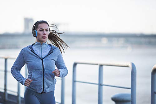 Fone de Ouvido Philips Sport BT Headphone Preto com Azul - TASH402BL/00