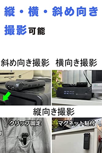 コニーエレクトロニクスサービス 180°回転レンズ搭載 不可視赤外線暗視対応 屋内用 小型ビデオカメラ CN-V180 【 小型カメラ スパイカメラ ウェアラブルカメラ リアルタイム フルHD 長時間録画 128GB メモリ内蔵 動体検知 】