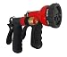 TABOR TOOLS W91 Garden Hose Nozzle Set, High Pressure Water Nozzle + 7-Pattern Adjustable Shower Head, Grip Trigger and Flow Control Knob, Heavy Duty Long Lasting Materials (Value Pack, Set of 2)