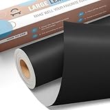 Grande Nastro di Riparazione in Pelle, 40 x 200 cm Toppe autoadesive in pelle, Kit Riparazione Pelle Patch Pelle Adesiva per Seggiolino Auto, Divano, Sedia, Reclinabile, Stivale, Borse Nero