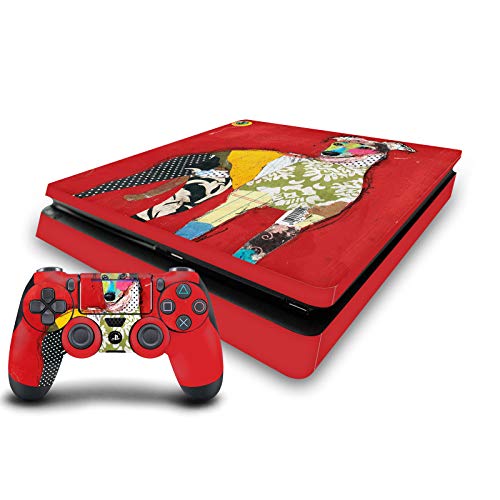 Autocollant de jeu pour PS4 Slim et manette avec le design artistique Levrette Mix Art