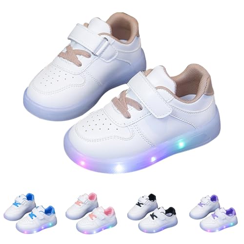 Toddler Sole Rubber Glitter Sneakers No Lace Flat Non First Walking Sport Shoes Baby Boys Girls Cute Breathable Shoes