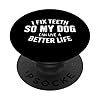 Dog Lover Gifts Dentist Gift Dental Doctor Orthodontist PopSockets PopGrip: Ausziehbarer Sockel und Griff für Handys/Tablets mit Tauschbarem Top
