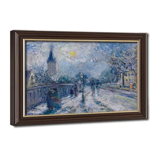 Impression sur toile église All Saints Pissarro décoration murale 20x30