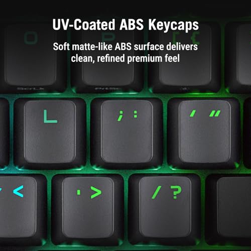 ASUS ROG Azoth 96 HE Wireless Hall Effect Gaming Keyboard – 96% Full-Size, Tri-Mode, Hot Swappable Magnetic Switch, Rapid Trigger, Speed Tap, 8K Hz Polling, Color OLED Screen, ABS Keycaps – Black by ASUS - Image 9