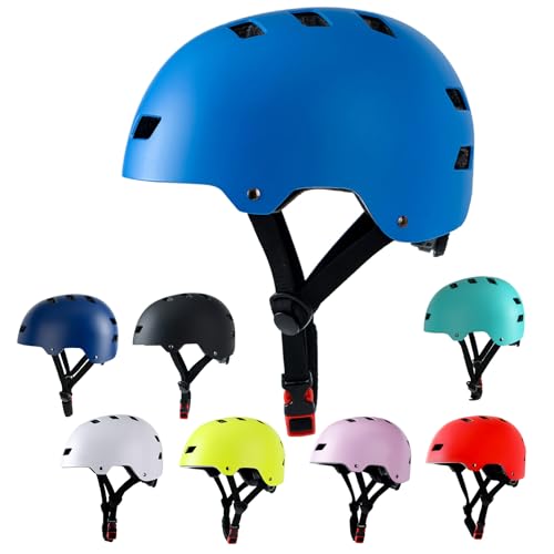 Image of Skateboard Bike Helmet,3 Sizes for Adults Youth Teen Kids Toddler