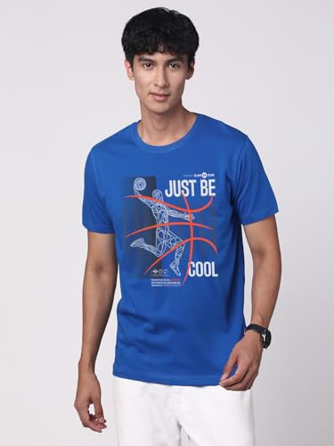 Image of ADRO 100% Cotton Lycra Tshirts for Men Combo Pack of 3 | Regular Fit | Printed T Shirt | Round Neck Half Sleeve| Mens Tshirts