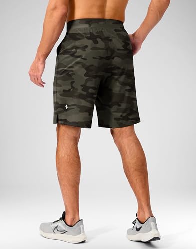 Image of Soothfeel Men's Running Shorts with Zipper Pockets 9 inch / 7 inch / 5 inch Quick Dry Eight Basketball Gym Workout Athletic Shorts