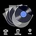 SpinArt 50PCS Vinyl Record Inner Sleeves, 12