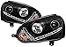 Spyder Auto 5017529 Projector Style Headlights Black/Clear