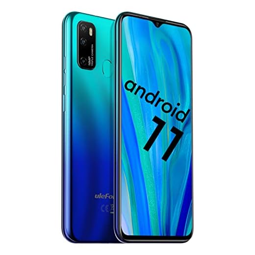 Unlocked Smartphones Ulefone Note 9P, 16MP + 5MP + 2MP, Dual Sim Phones Unlocked, Andorid 10 4GB+64GB ROM, 6.52" FHD, Fingerprint Face Detection, 4500mAh high Capacity Battery, AT&T, T-Mobile - Blue