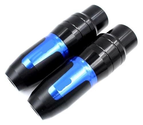 Protection antichute moto pour Kawasaki Ninja ZZR1400 ZX14R GTR1400 curseur échappement bleu