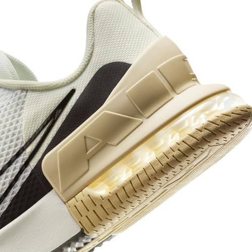 Nike Air Max Alpha Trainer 6 Men's Workout Shoes (FQ1833-100, Sail/Coconut Milk/Team Gold/Black) Size 6.5