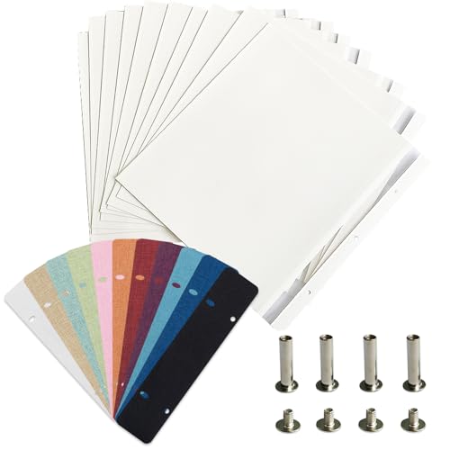 Vienrose 10 feuille Recharge Pages Blanc pour Album Photo Adhesif 33 x 32 cm