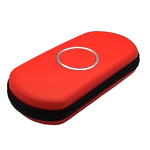 Image of OSTENT Hard Travel Carry Cover Case Carry Bag Pouch Protector for Sony PSP 1000 2000 3000 Color Red