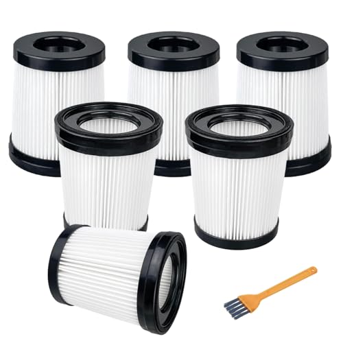 6 Pack HEPA Filter Compatible with Fabuletta FSV101, FSV001 Cordless Stick Vacuum Cleaners