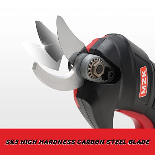Mzk Professional Cordless Electric Pruning Shears Battery Powered, Tree Pruner With Rechargeable Battery, 30Mm [1.2Inch] Cutting Diammeter #TOP4