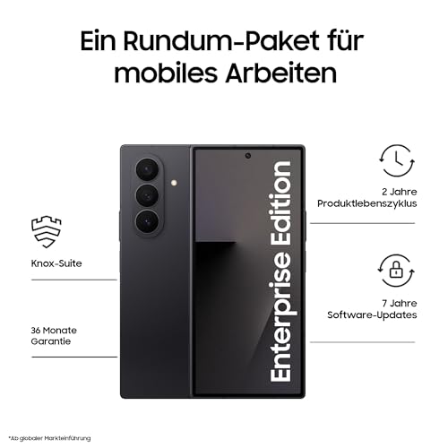 Samsung Galaxy Z Fold7 Enterprise Edition, AI Smartphone, Klapphandy, Großes Display für Multitasking, 200-MP-Kamera, 512 GB, 12 GB RAM, 3 Jahre Herstellergarantie, Sicherheit mit Knox Suite, Jetblack – Bild 4