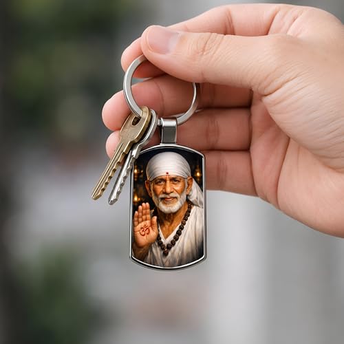 Image of Premium Printed Metal Keychain for Men & Women | High-Definition Artwork Print | Durable Key Ring for Car, Bike, Home & Office Keys | Stylish Decorative Key Holder Gift