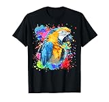 Guacamayo - Diseño de guacamayo que presenta una ilustración vibrante de un guacamayo azul y amarillo, lo que lo convierte en una opción perfecta para los amantes y propietarios de guacamayos. Regalos de guacamayos.