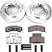 Power Stop K1992-36 Front Z36 Truck & Tow Brake Kit, Carbon Fiber Ceramic Brake Pads and Drilled/Slotted Brake Rotors For Chevrolet K3500, Dodge Ram 2500, Dodge Ram 3500, GMC K3500 [Model Specific]