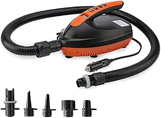 SUP Pump, Electric Air Pump 110W Rechargeable Quick Air Inflator w/LCD, for Inflatable SUP Stand Up Paddle Board/Boat, Pool, Water Sport, Inflatable Tent