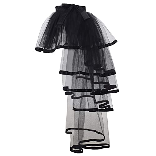 Sous-jupe tutu steampunk noire GRACEART pour donner du volume aux jupes plates
