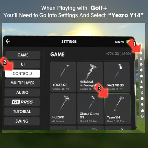 YEZRO Y14S Adjustable Weighted Golf Club