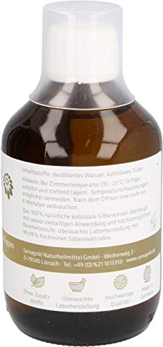 Kolloidales Silber Senagold 40 PPM – reines Silberwasser