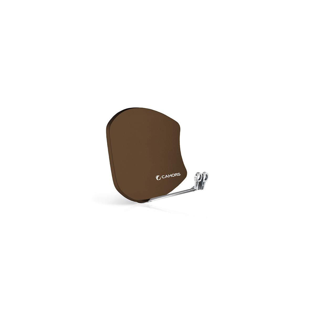 Cahors Parabole Marron Fibre Multisatellite avec Support BISAT G2 sans LNB