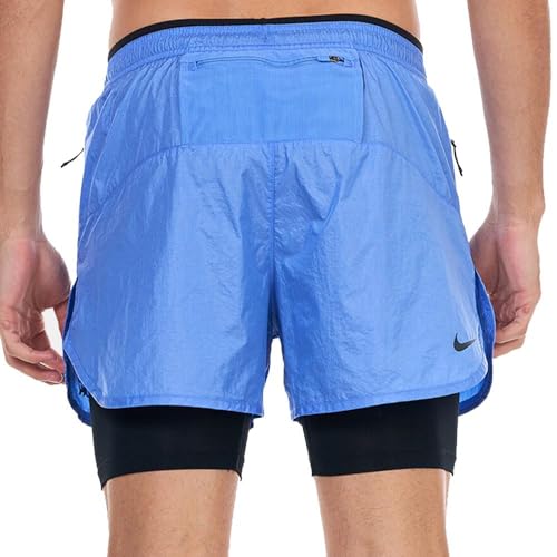 Nike Men's Repel 2-n-1 Running 7" Shorts M Blue/Black2