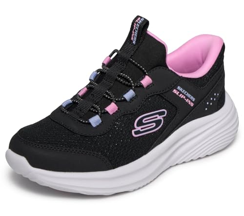 Skechers Chica Bounder Pro Basket, Negro, 35 EU